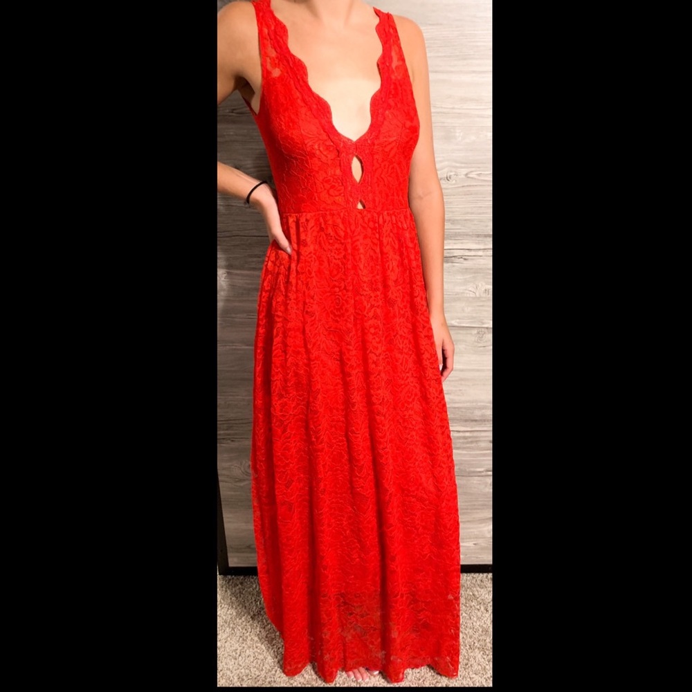 Red prom dress